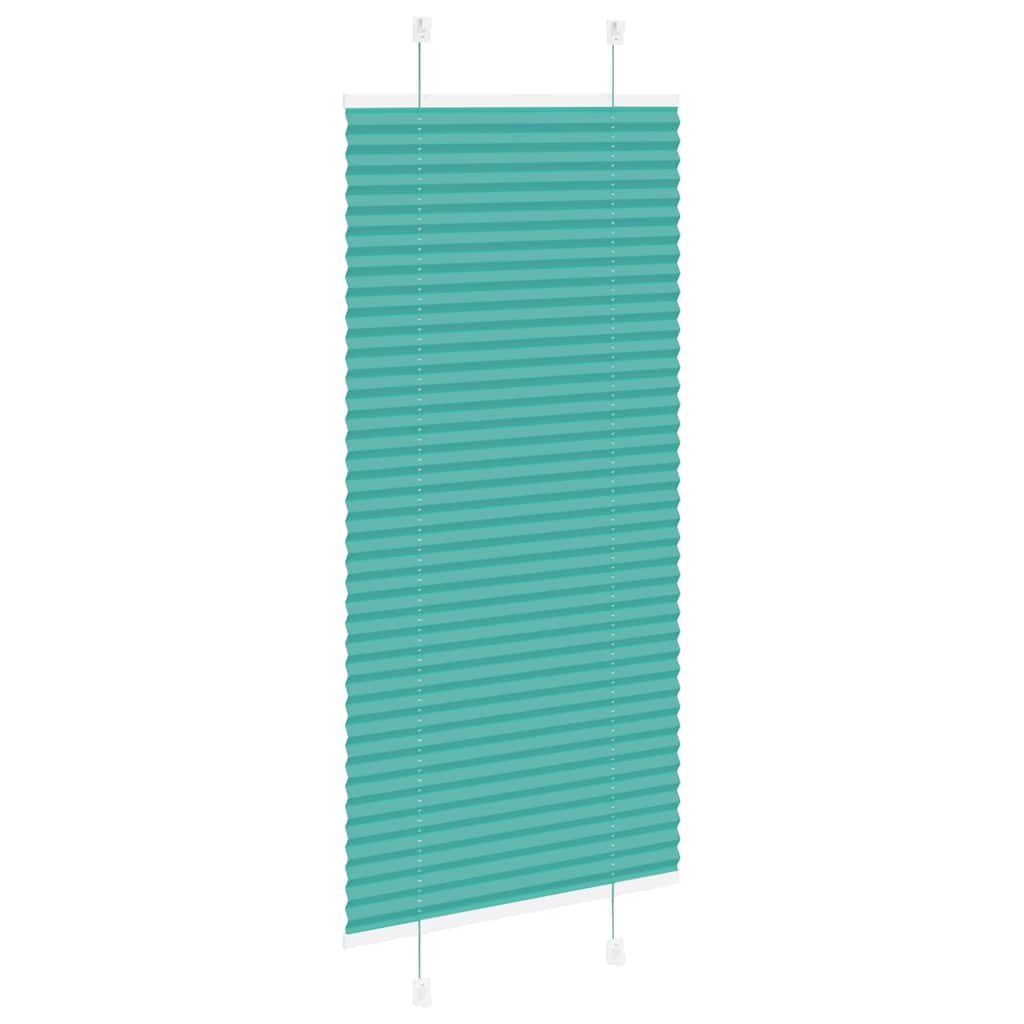 Pliszírozott redőny Benzinzöld 65x150 cm szövetszélesség 4