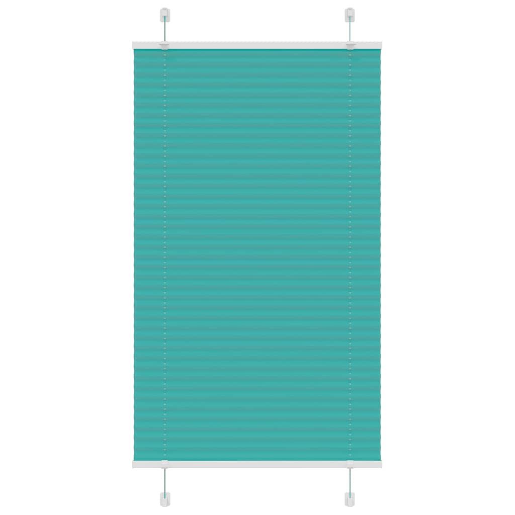 Pliszírozott redőny Benzinzöld 75x150 cm szövetszélesség