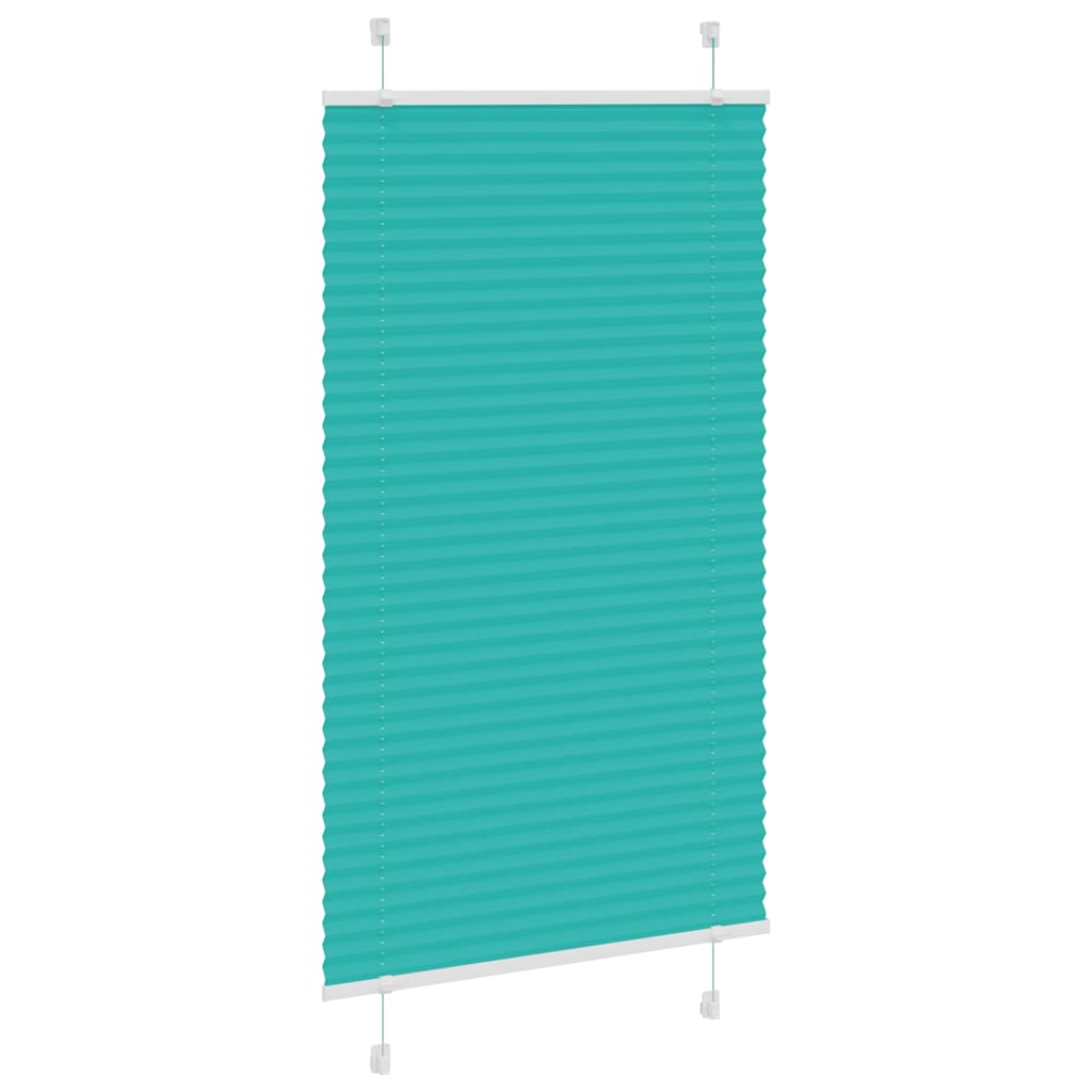 Pliszírozott redőny Benzinzöld 75x150 cm szövetszélesség 3