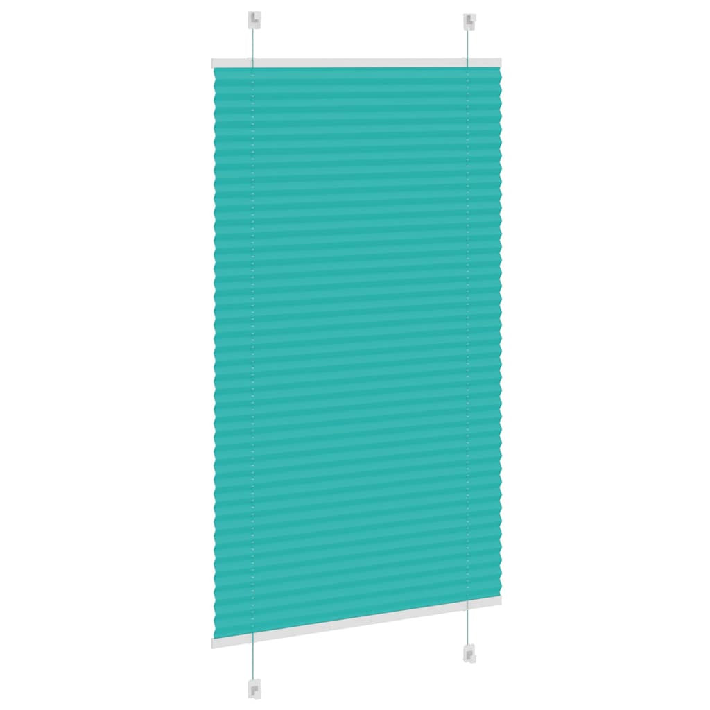 Pliszírozott redőny Benzinzöld 75x150 cm szövetszélesség 4