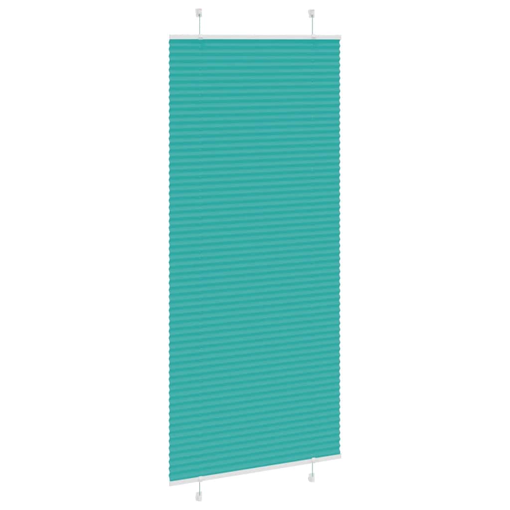 Pliszírozott redőny Benzinzöld 100x200 cm szövetszélesség 4