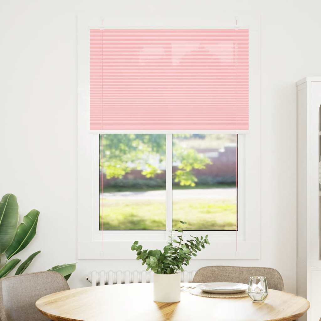 Pliszírozott redőny rózsaszín 95x150 cm szövetszélesség 94,4 cm 2