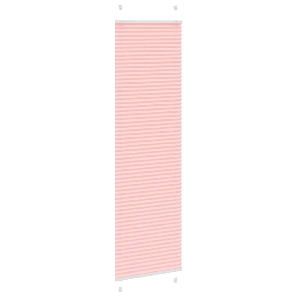 Pliszírozott redőny rózsaszín 55x200 cm szövetszélesség 54,4 cm 3