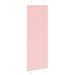 Pliszírozott redőny rózsaszín 70x200 cm szövetszélesség 69,4 cm 3