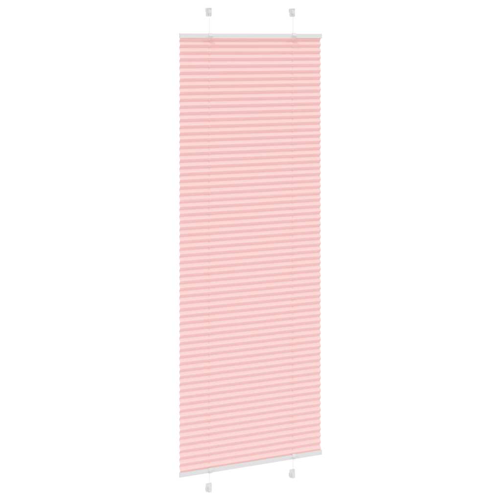 Pliszírozott redőny rózsaszín 70x200 cm szövetszélesség 69,4 cm 3