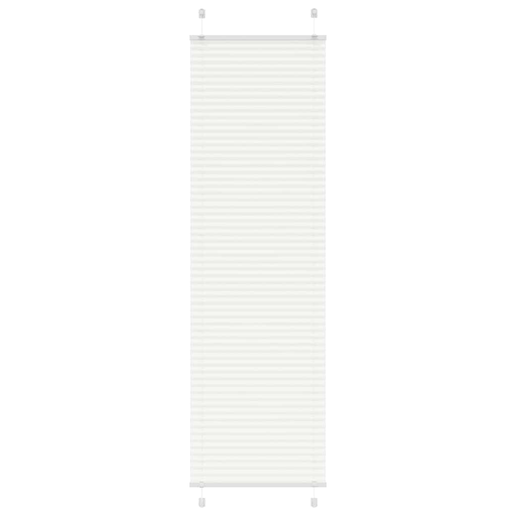 Pliszírozott redőny Fehér 65x200 cm szövetszélesség 64,4 cm