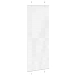 Pliszírozott redőny Fehér 75x200 cm szövetszélesség 74,4 cm 3