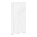 Pliszírozott redőny Fehér 110x200cm szövetszélesség 109,4cm 4