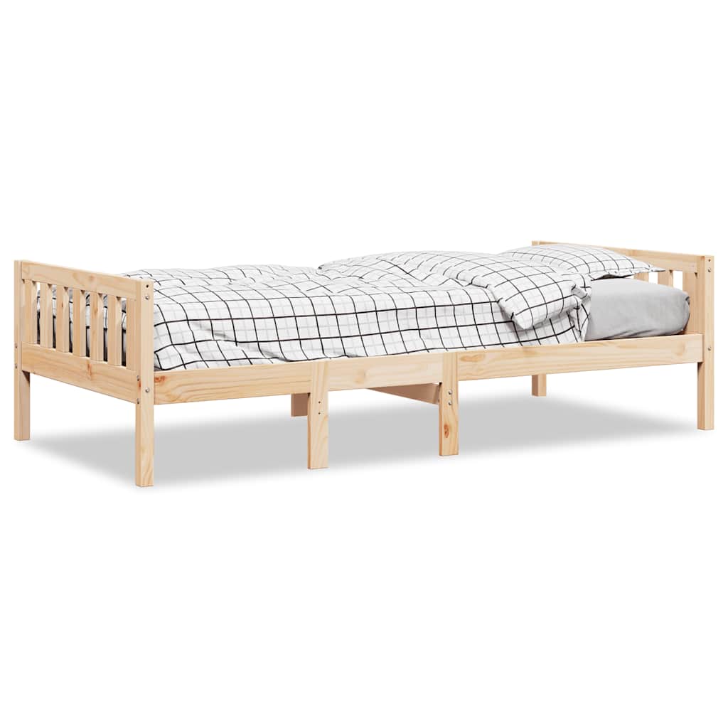 Tömör fenyőfa gyerekágy matrac nélkül 90 x 190 cm 2