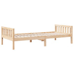 Tömör fenyőfa gyerekágy matrac nélkül 90 x 190 cm 7