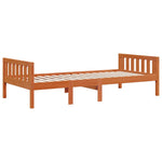Viaszbarna tömör fenyőfa gyerekágy matrac nélkül 90 x 190 cm 3