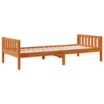 Viaszbarna tömör fenyőfa gyerekágy matrac nélkül 90 x 190 cm 7