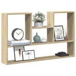 Sonoma tölgy színű szerelt fa fali polc 99 x 15 x 60 cm