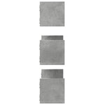 3 db betonszürke szerelt fa fali polc 58 x 18 x 18 cm 5