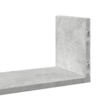 3 db betonszürke szerelt fa fali polc 58 x 18 x 18 cm 8