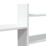 Fehér szerelt fa fali polc 167,5 x 18 x 68 cm 7