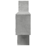 Betonszürke szerelt fa fali polc 167,5 x 18 x 68 cm 5