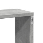 Betonszürke szerelt fa fali polc 167,5 x 18 x 68 cm 8