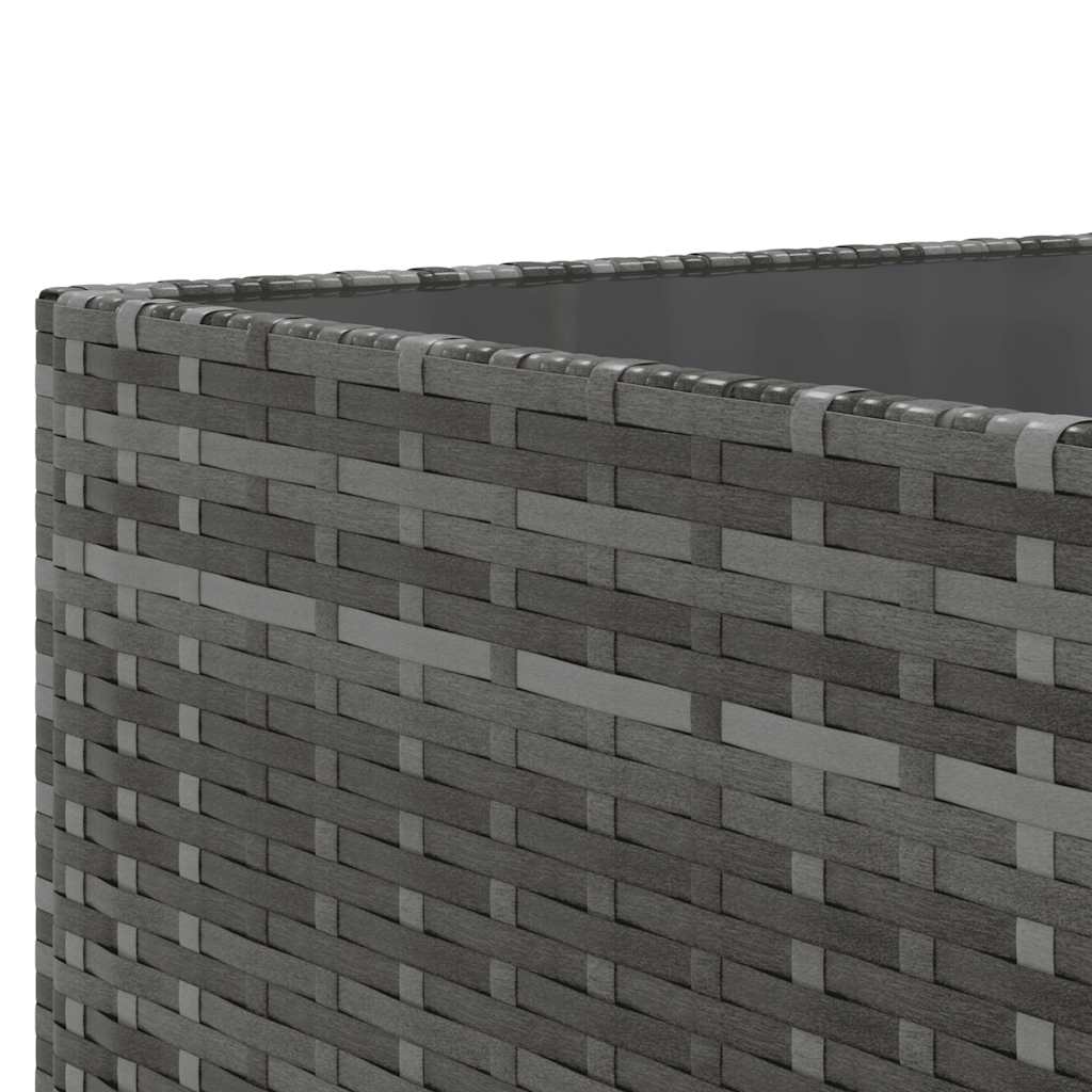 6 részes szürke polyrattan kerti ülőgarnitúra párnákkal 9