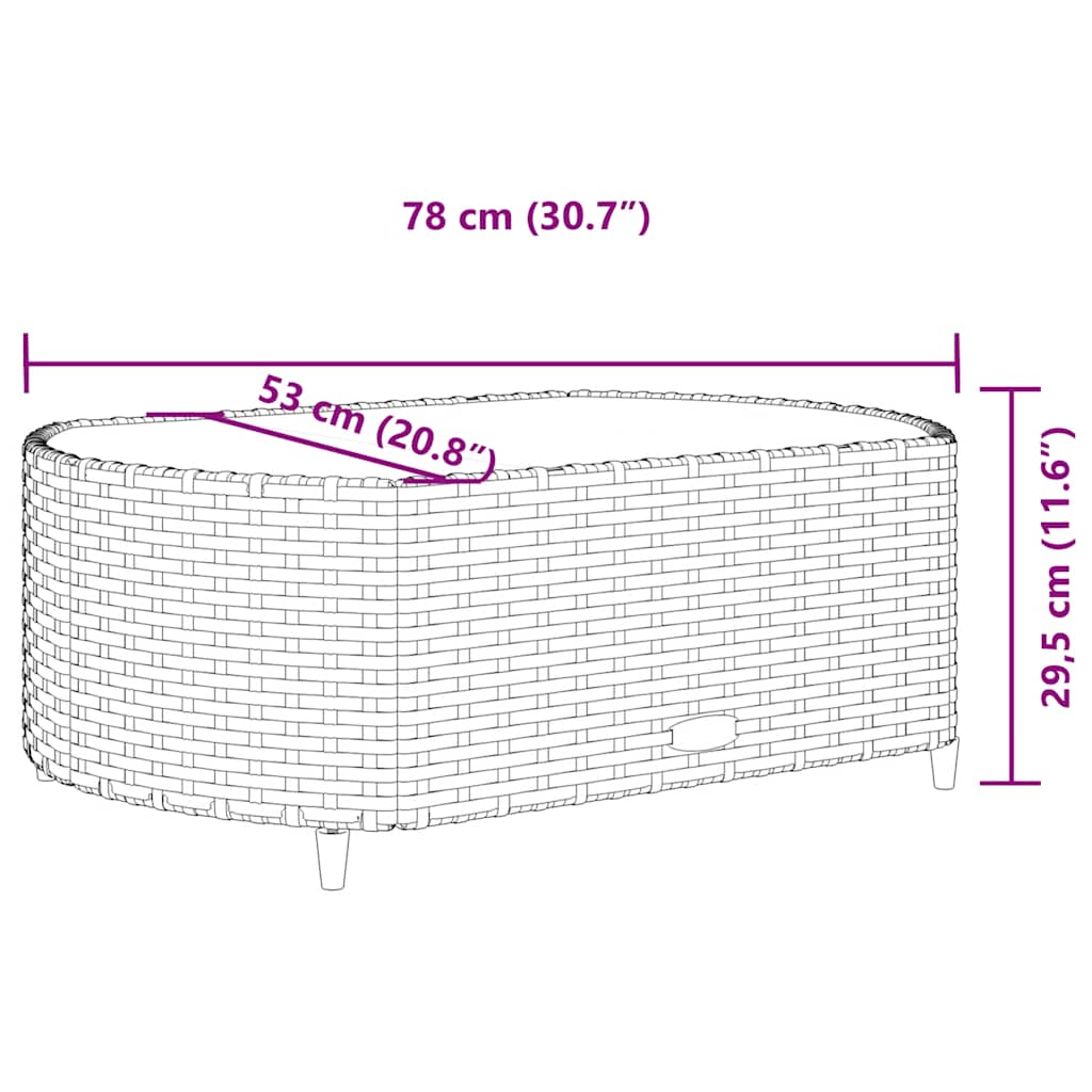 6 részes szürke polyrattan kerti ülőgarnitúra párnákkal 13