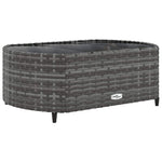 6 részes szürke polyrattan kerti ülőgarnitúra párnákkal 5
