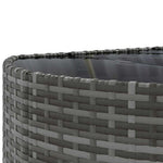 6 részes szürke polyrattan kerti ülőgarnitúra párnákkal 9