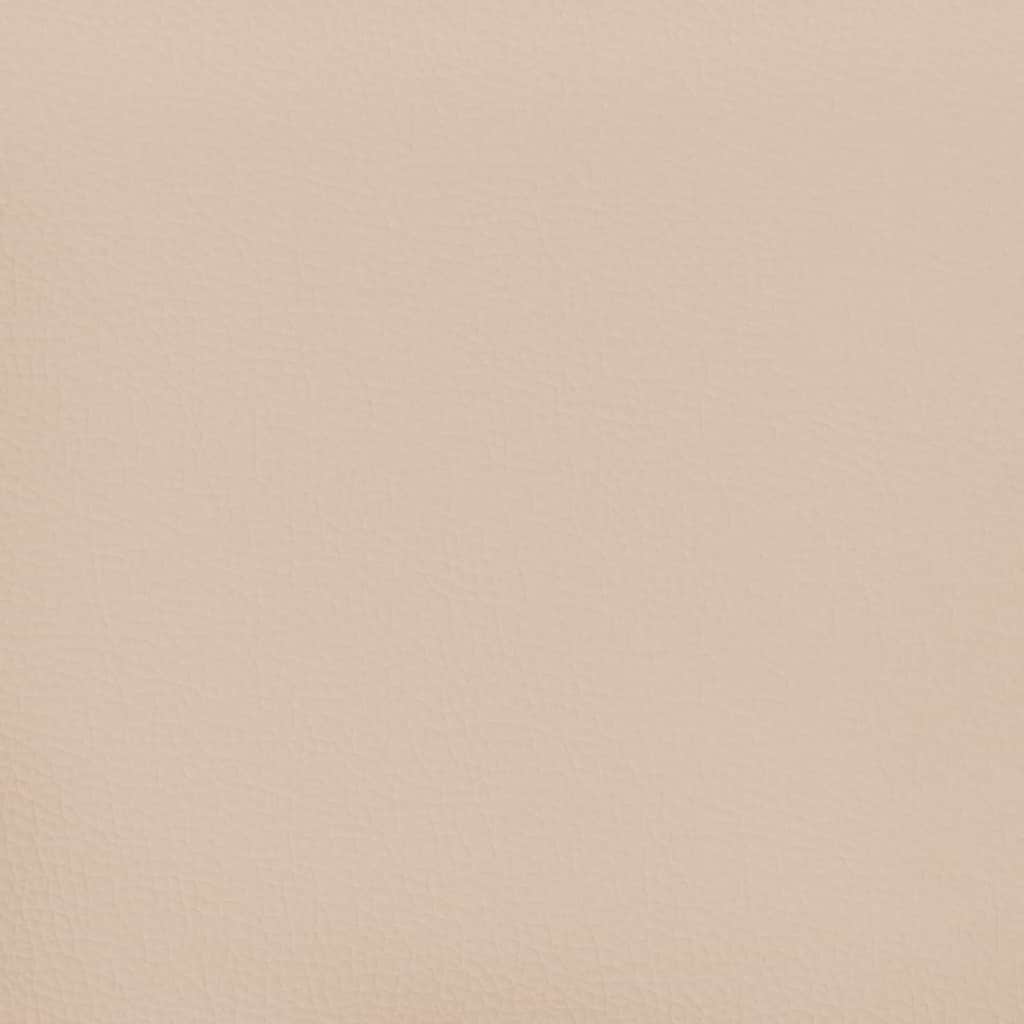 Cappuccino színű műbőr zsebrugós matrac gyerekeknek közepes keménységű 80 x 160 cm 6