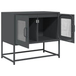 Antracitszürke hidegen hengerelt acél TV-szekrény 68x39x60,5 cm 5