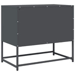 Antracitszürke hidegen hengerelt acél TV-szekrény 68x39x60,5 cm 8