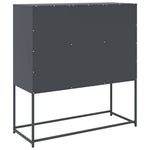 Antracit hidegen hengerelt acél tálalószekrény 100,5x39x107 cm 8