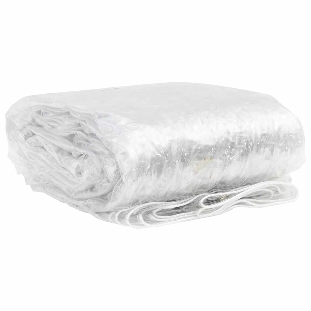 Átlátszó ponyva lyukasztóval 2x8 m PVC 3