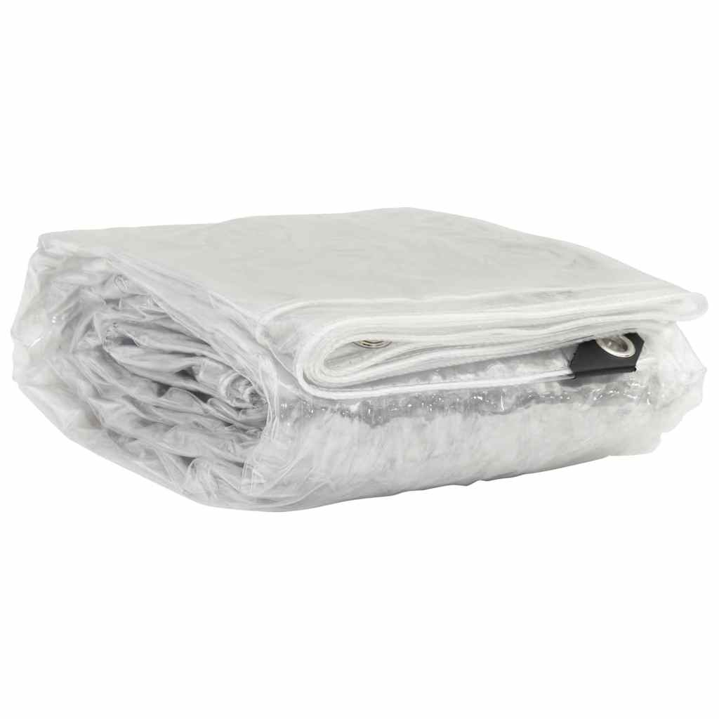 Átlátszó ponyva lyukasztóval 3x10 m PVC 3