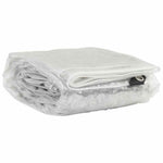 Átlátszó ponyva lyukasztóval 6x10 m PVC 3