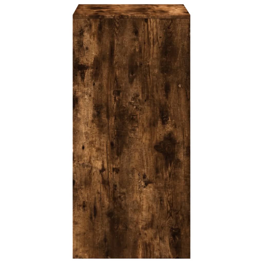 Füstös tölgy színű szerelt fa bárasztal 51 x 50 x 103,5 cm 6