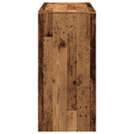 Antik fa színű szerelt fa bárasztal 102 x 50 x 103,5 cm 6