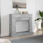 Betonszürke szerelt fa kandallóburkolat 100 x 30 x 87,5 cm 3