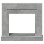 Betonszürke szerelt fa kandallóburkolat 100 x 30 x 87,5 cm 4