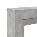 Betonszürke szerelt fa kandallóburkolat 100 x 30 x 87,5 cm 7