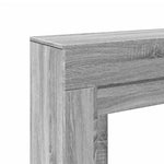 Szürke sonoma színű szerelt fa kandallóburkolat 100x30x87,5 cm 7