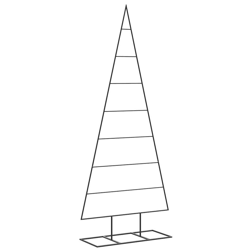 Fekete fém karácsonyfa dekorációhoz 150 cm 2