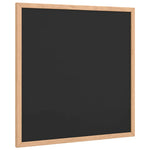 Fekete krétatábla tömör fenyőfa kerettel 40x40 cm 2