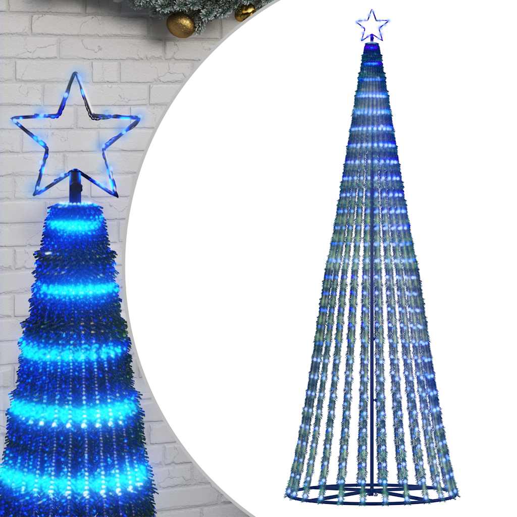 Kék LED karácsonyfa 475 LED 247 cm 2