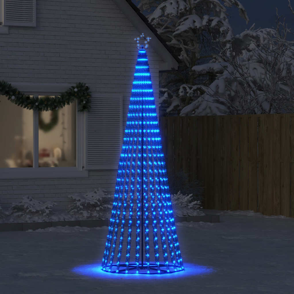 Kék LED karácsonyfa 475 LED 247 cm 3
