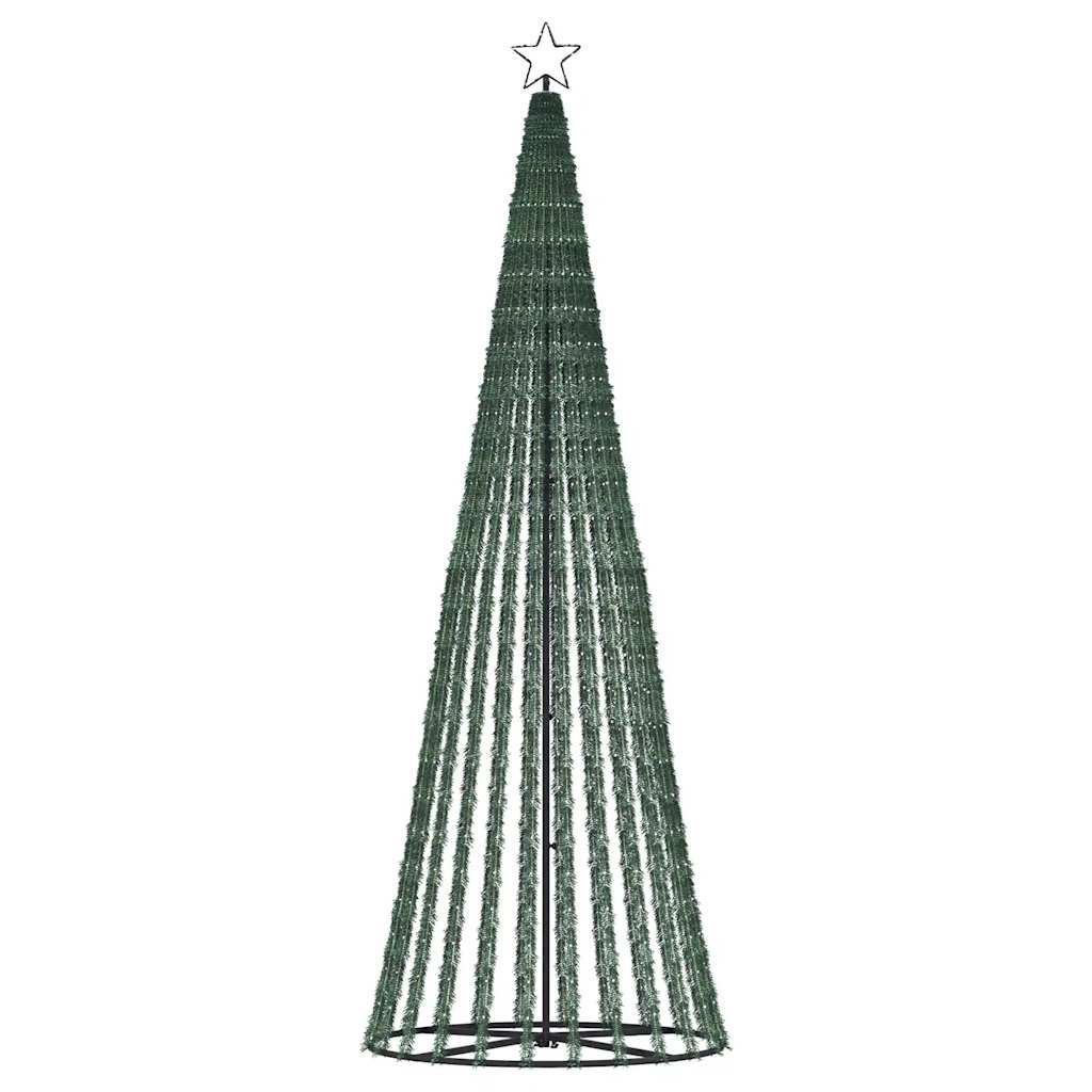 Színes LED karácsonyfa 447 LED 247 cm 6