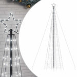 Hideg fehér LED karácsonyfa tüskékkel 1534 LED 500 cm 2