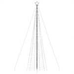 Hideg fehér LED karácsonyfa tüskékkel 1534 LED 500 cm 4