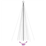 Hideg fehér LED karácsonyfa tüskékkel 1534 LED 500 cm 7