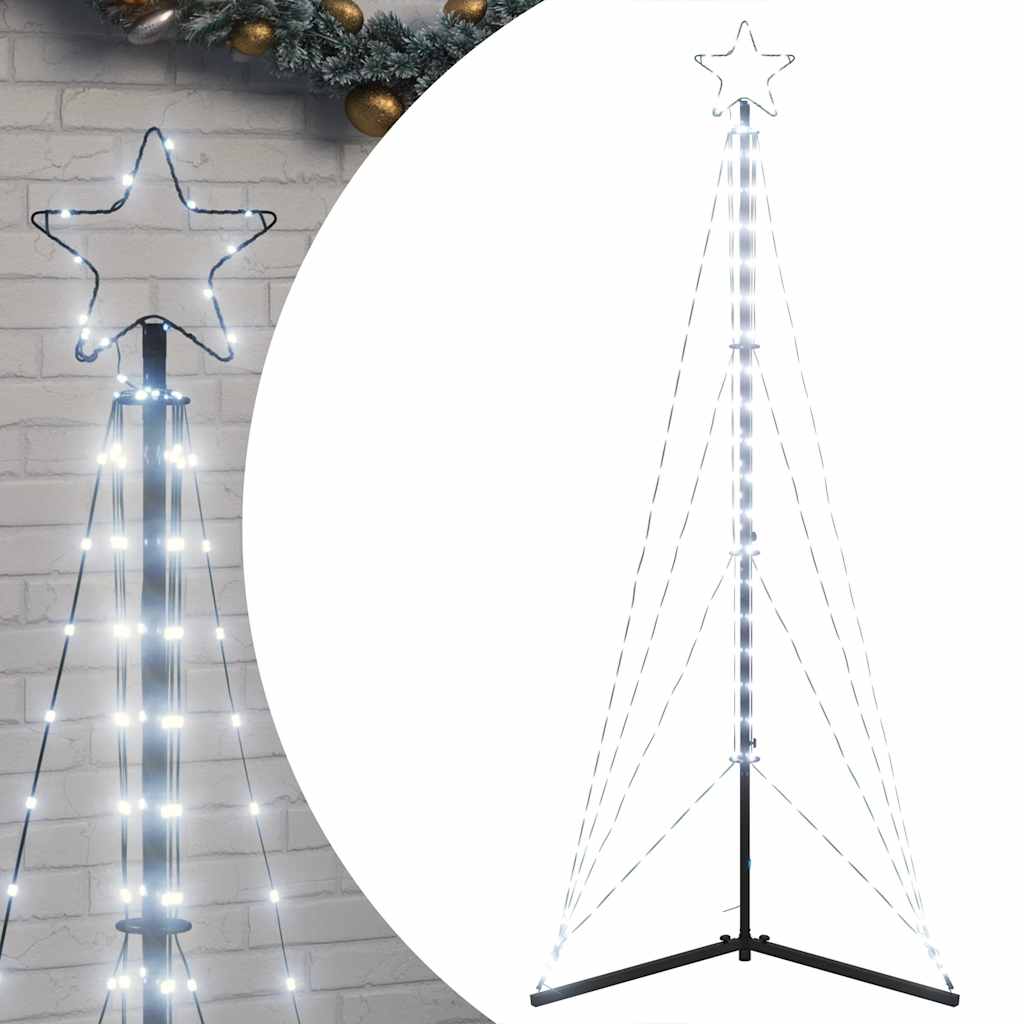 Hideg fehér LED karácsonyfa 363 LED 182 cm 2