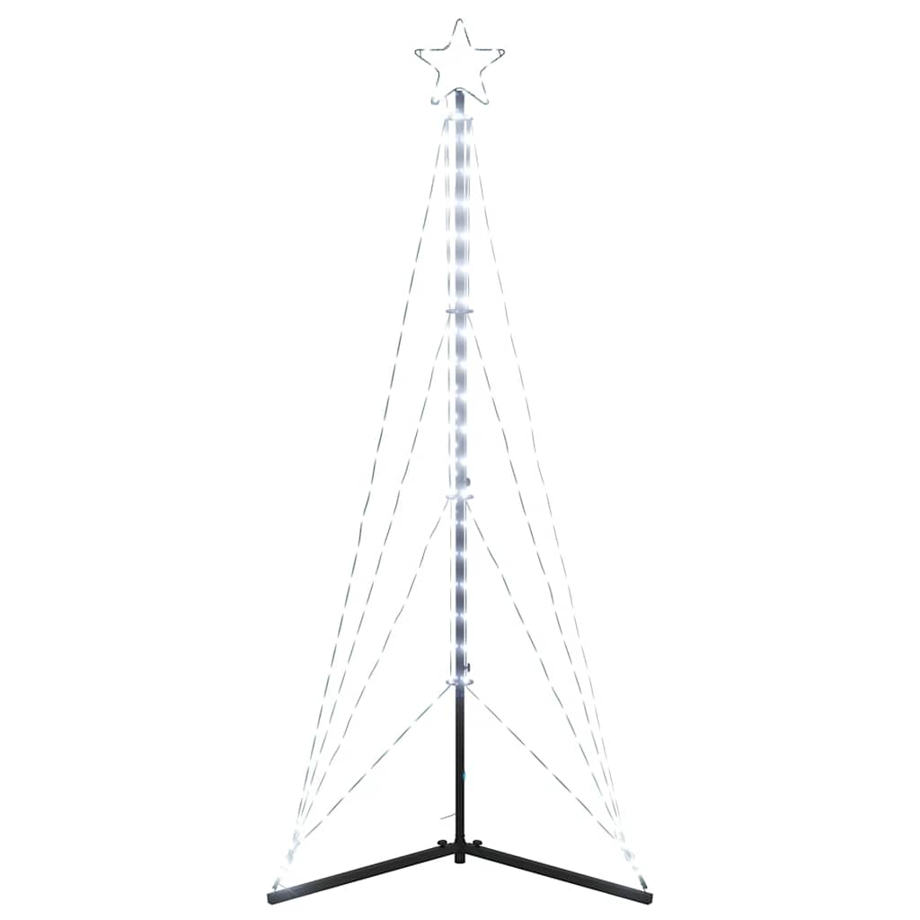 Hideg fehér LED karácsonyfa 363 LED 182 cm 4