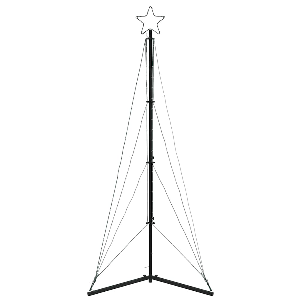 Hideg fehér LED karácsonyfa 363 LED 182 cm 5